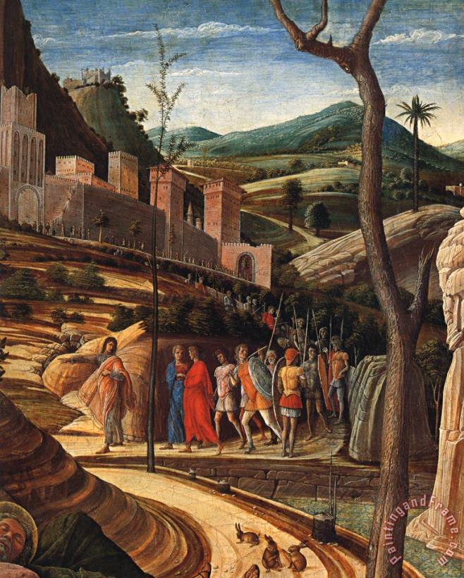 Agony in The Garden [detail] painting - Andrea Mantegna Agony in The Garden [detail] Art Print